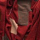 Order Red stole knitted merino lamb wool ' Momidzi'. SolarisArtis. Livemaster. . Wraps Фото №3