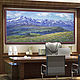 Order Oil painting mountain landscape 100 x 50 cm. kartina-sochi. Livemaster. . Pictures Фото №3