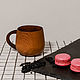 Кружка деревянная для чая и кофе C80. Стаканы. ART OF SIBERIA. Интернет-магазин Ярмарка Мастеров.  Фото №2