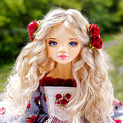 Princess Emmy  doll textile, art doll, ooak, doll interior artdoll