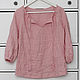 Linen blouse in boho style. Blouses. etnoart. Online shopping on My Livemaster.  Фото №2