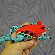 A frog made of beads - a small summer knitted handbag, a coin box. Coin boxes. AirinBeads. Online shopping on My Livemaster.  Фото №2