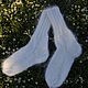 Socks satin Stitch female downy white. Socks. Down shop (TeploPuha34). My Livemaster. Фото №4