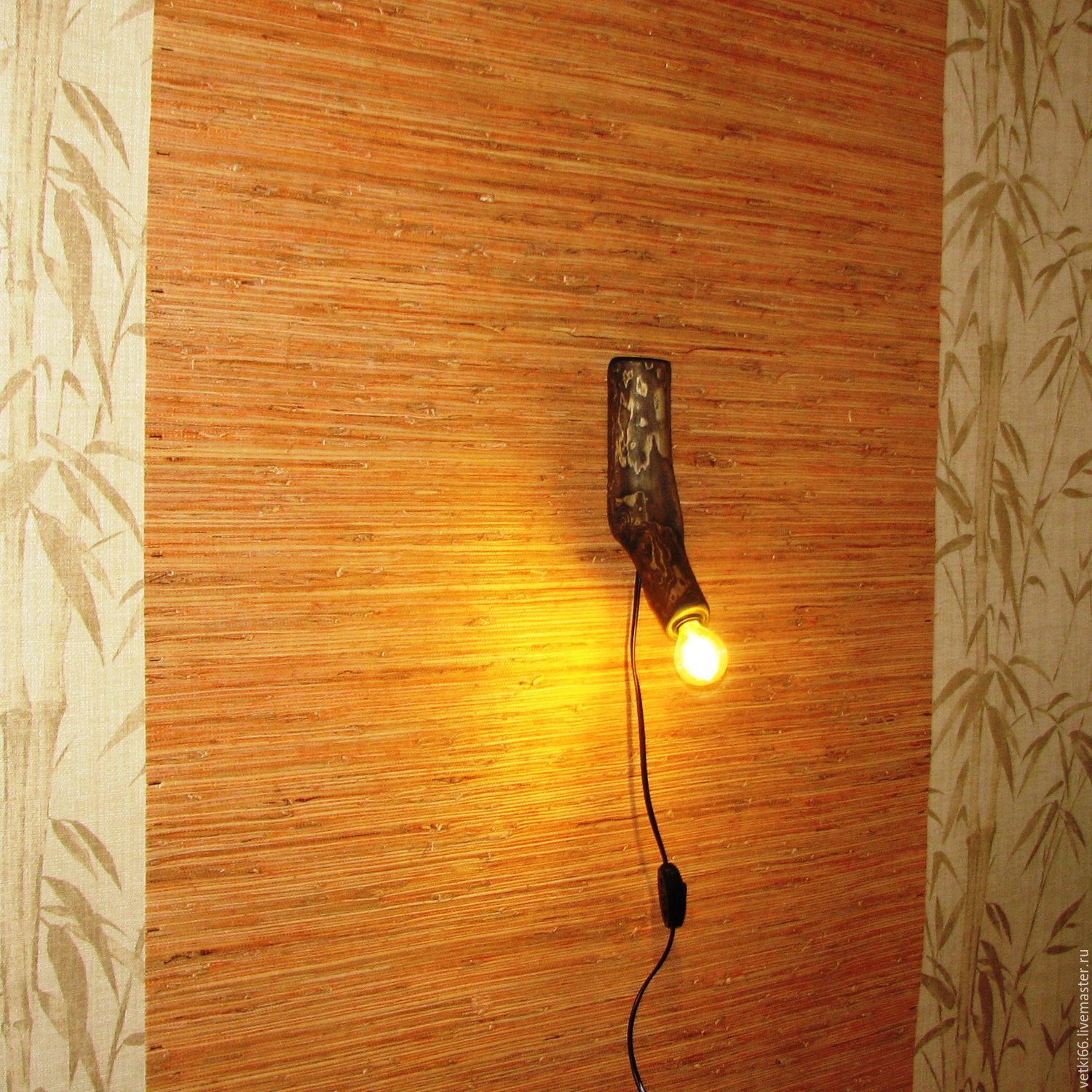 Rustic Style Wall Sconce Snag Pine Branches My Livemaster Rustic Style Wall Sconce Snag Pine Branches My Livemaster