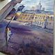 Order Watercolor painting Moscow (cityscape blue brown). Pastelena. Livemaster. . Pictures Фото №3