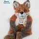 Knitted Red Fox. Stuffed Toys. AnnieIKnitToys. My Livemaster. Фото №5