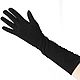 Order Demi-season gloves made of natural black velour. Butichok from N.. Livemaster. . Vintage gloves Фото №3