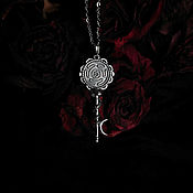Украшения handmade. Livemaster - original item Hecate`s Key is a silver pendant on a silver chain. Handmade.