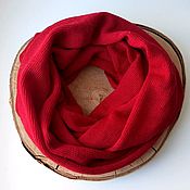 Аксессуары handmade. Livemaster - original item Seamless scarf-snood made of 100% linen 