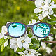 "Monroe Blue" от Timbersun, деревянные солнцезащитные очки, Очки, Москва,  Фото №1