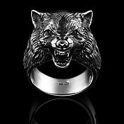 Украшения handmade. Livemaster - original item Ring Wolf. Handmade.