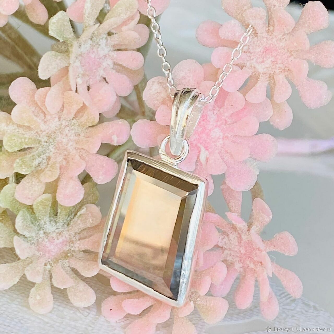 Diamond pendant 'Wild Orchid' buy, Pendants, Tolyatti,  Фото №1