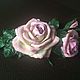 Foamirana brooch rose pink-lilac
