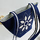 Blue Flower Needlework Bag, Japanese Moles. Classic Bag. Vash sacvoyage. My Livemaster. Фото №6