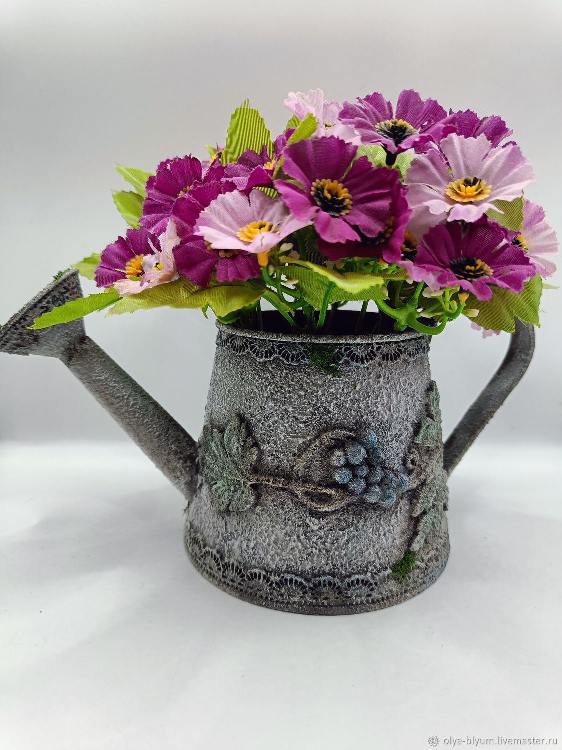 Декоративное кашпо для цветов купить в интернет-магазине Ярмарка ...