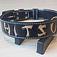 Order Personalized dog collar made of genuine leather. AshotCraft. Livemaster. . Dog - Collars Фото №3