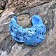 Wide band with a knot Blue Headband A gift for the New Year, Gifts for March 8, Krasnoyarsk,  Фото №1