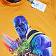 Hand painted Thanos. T-shirts. Kozachenko_Hand painted clotthing. Online shopping on My Livemaster.  Фото №2