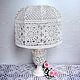 Lace lampshade for a table lamp, crocheted. Lampshades. Lace house. Online shopping on My Livemaster.  Фото №2