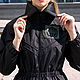 Women's black windbreaker, fitted windbreaker, black jacket. Wind Jackets. Lara (EnigmaStyle). Online shopping on My Livemaster.  Фото №2