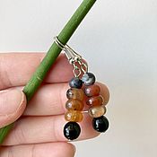 Jewelry sets: with natural stones-pearls and amber