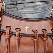 Сувениры и подарки handmade. Livemaster - original item Hunting bag made of leather, a bag mod.3 Woodcock C. Handmade.