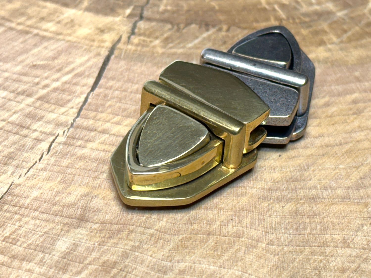 Замок портфельный L - Литая латунь 25мм купить в интернет-магазине ...