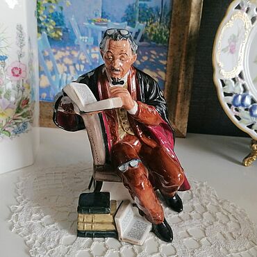 Винтаж ручной работы. Ярмарка Мастеров - ручная работа Винтаж: Статуэтка Royal Doulton The Professor фарфор Англия. Handmade.