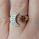 Ring with citrine 'Zoryana', Rings, Moscow,  Фото №1