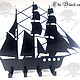 2 шт. Black Sails. Ключницы настенные. ChicHome. Интернет-магазин Ярмарка Мастеров.  Фото №2
