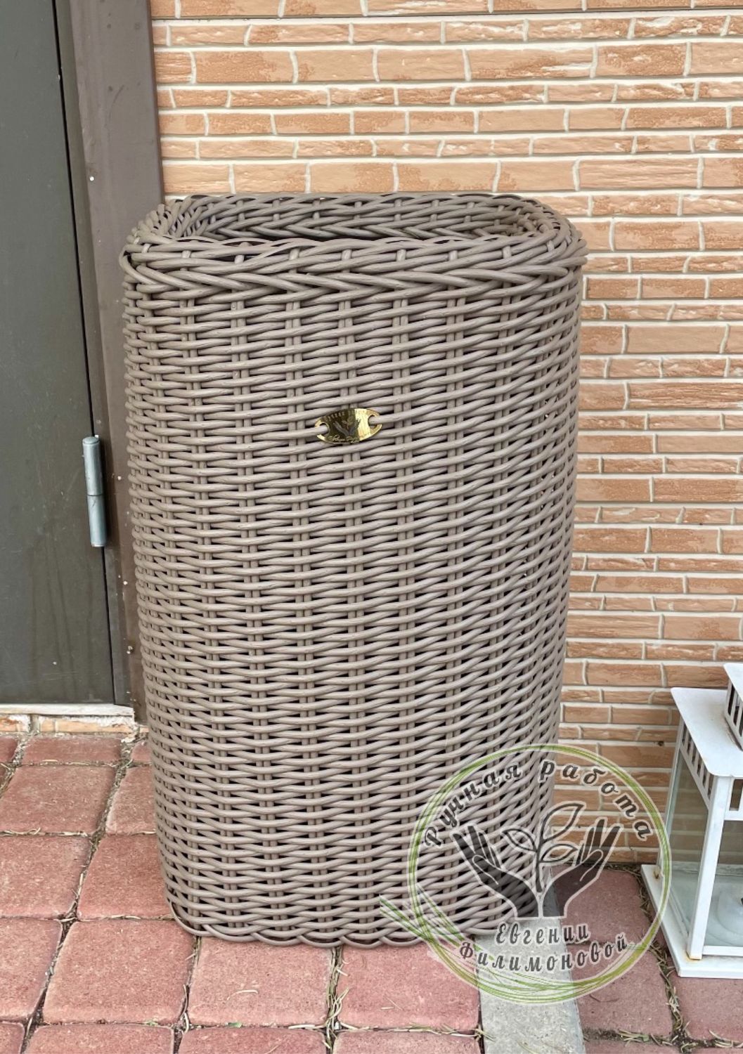 Кашпо из ротанга высокое прямоугольное 14л в интернет-магазине Ярмарка ...