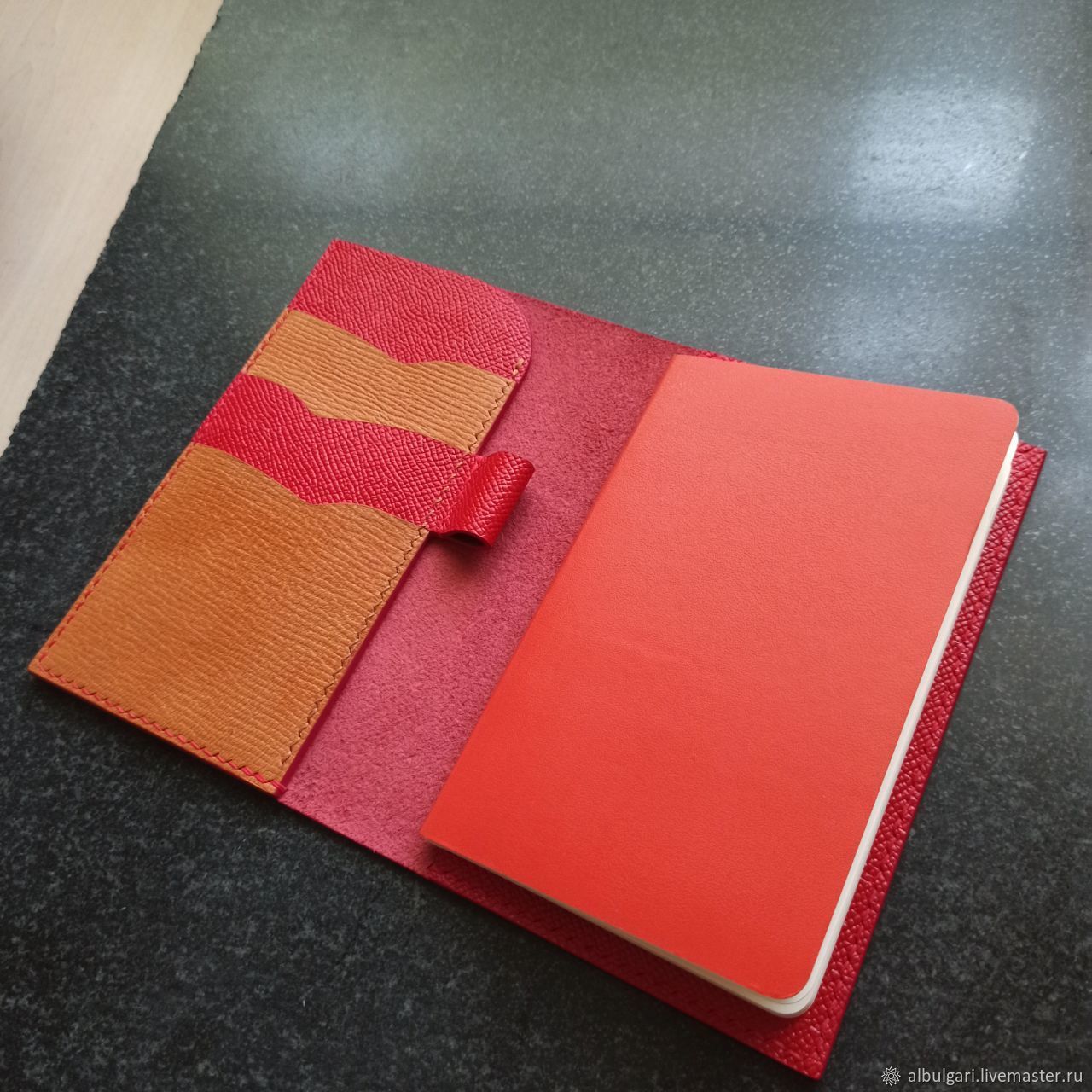 Кожаный блокнот ручной работы в интернет-магазине Ярмарка Мастеров по ...
