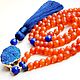 Rosary 99 stones from agate, Rosary, Minusinsk,  Фото №1