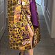 Кафтан из натурального шелка-ETRO. Пальто. Эльмира Аббазова (ELMDESIGN). Интернет-магазин Ярмарка Мастеров.  Фото №2