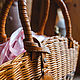 Handmade wicker Bag brown shape basket. Classic Bag. lmillame. My Livemaster. Фото №5