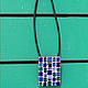 Order Blue pendant pendant 'Mediterranean' Mosaic. Zuli. Livemaster. . Pendants Фото №3