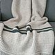 Вязаный плед 130×180 см. Пледы. Woolmood-store. Интернет-магазин Ярмарка Мастеров.  Фото №2
