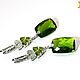 Order Peridot. ' The smell of spring ' earrings with peridot. Design jewelry. Livemaster. . Earrings Фото №3