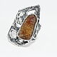 Order Ring Author's Ribbon Citrine Silver 925 IV0081. Sunny Silver. Livemaster. . Rings Фото №3