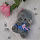 Order Baby Elephant Teddy Gerty. Koritsa. Livemaster. . Teddy Toys Фото №3