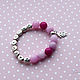 Children's name bracelet. Bead bracelet. Twinkle Shop (twinkleshop). Online shopping on My Livemaster.  Фото №2