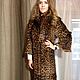 Fur coat with leopard print. Fur Coats. Clothing from Nadezhda. Online shopping on My Livemaster.  Фото №2