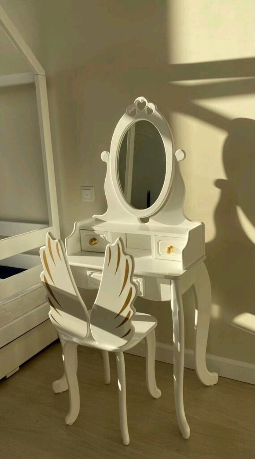 Туалетный столик с зеркалом и табуретом secret de maison fabron mod tt dt033