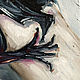 Bat, oil painting on canvas 30h30cm. Pictures. myfoxyart (MyFoxyArt). My Livemaster. Фото №6