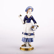 Винтаж handmade. Livemaster - original item Grafenthal.  Porcelain figurine statuette Flower Girl. Handmade.
