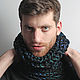 Snood 'Rock and Roll' in one turn. Snudy1. IRINA GRUDKINA Handmade Knitwear. Online shopping on My Livemaster.  Фото №2