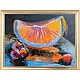 Painting orange 'Sunny gift'. Pictures. irina-churina (irina-churina). Online shopping on My Livemaster.  Фото №2