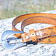 Women's leather belt 'Romantic-1', Straps, St. Petersburg,  Фото №1