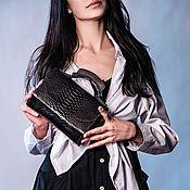 Сумки и аксессуары handmade. Livemaster - original item Amely - Leather women`s handbag plum-python. Handmade.