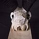 Carved goat skull 'Openwork Lotus'. Interior masks. I.K.. My Livemaster. Фото №4